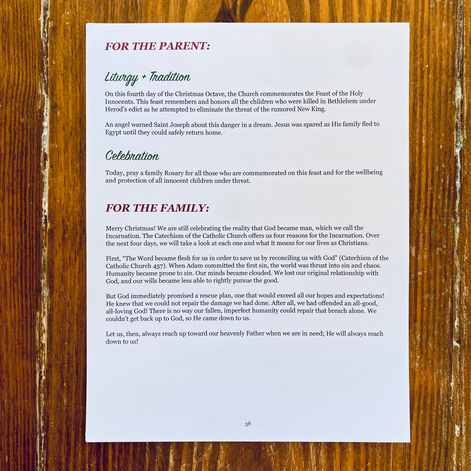 Christmas Octave Study