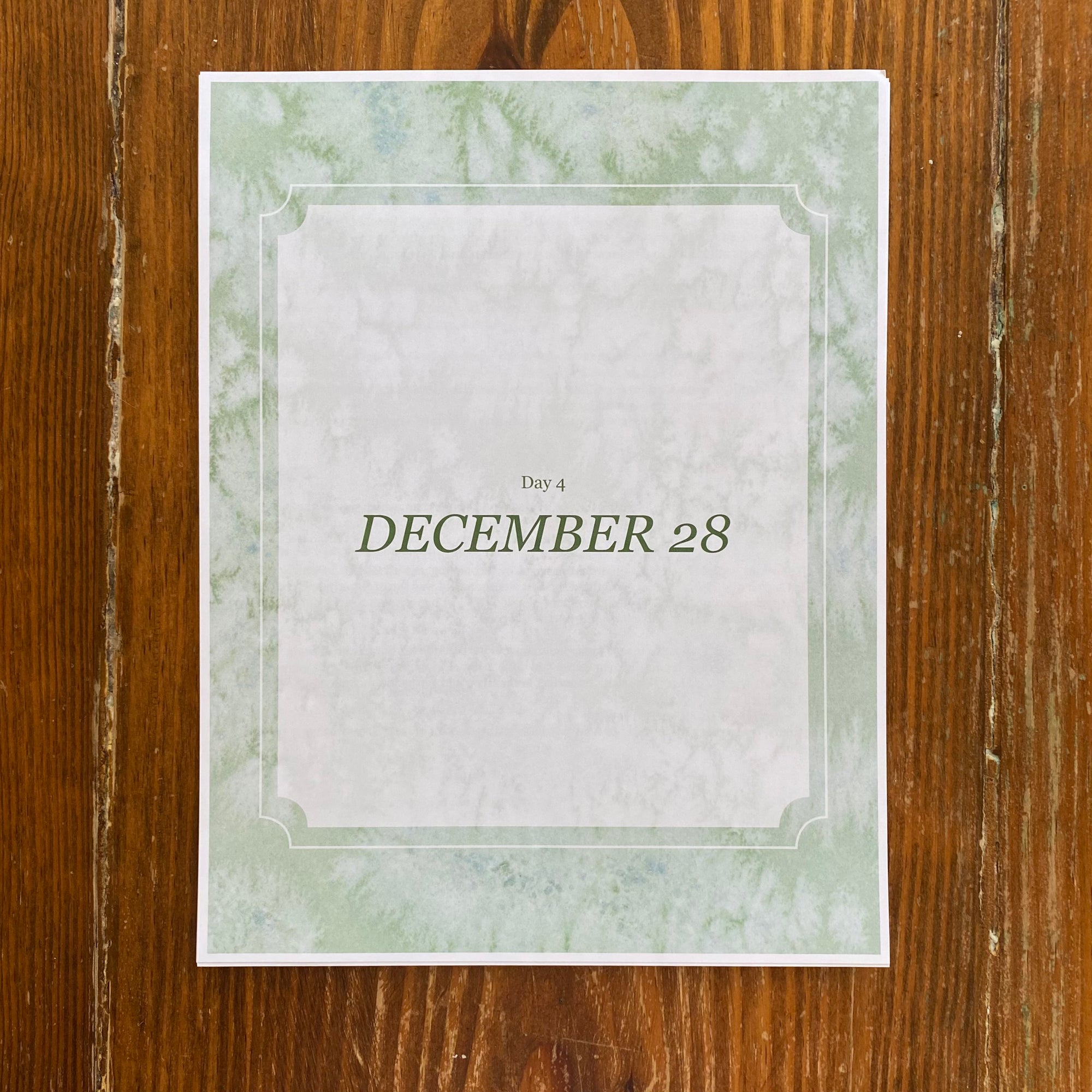 Christmas Octave Study