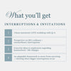 Interruptions & Invitations | Workshop - Into the Deep