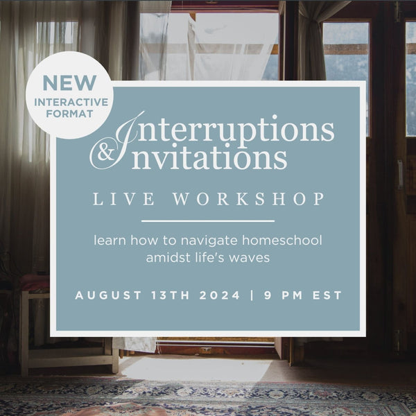 Interruptions & Invitations | Workshop - Into the Deep