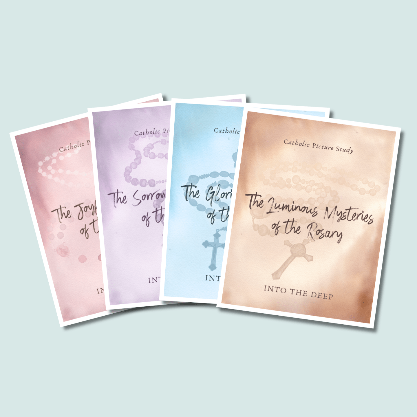 Picture Study BUNDLE | The Mysteries of the Rosary - Into the Deep