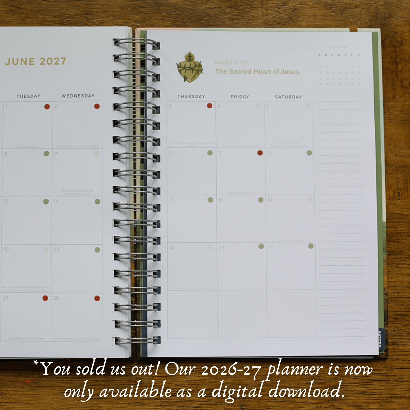 Catholic Student Liturgical Planner