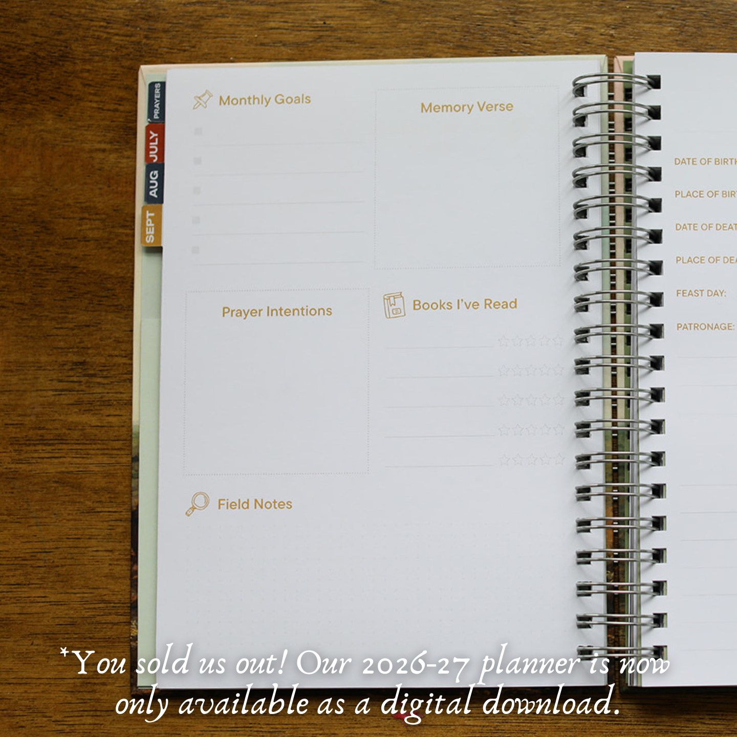 Catholic Student Liturgical Planner
