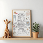 "Put On" Catholic Art Prints for Kids - Into the Deep