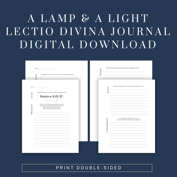 A Lamp & A Light: A Lectio Divina Journal for Kids {DIGITAL} - Into the Deep