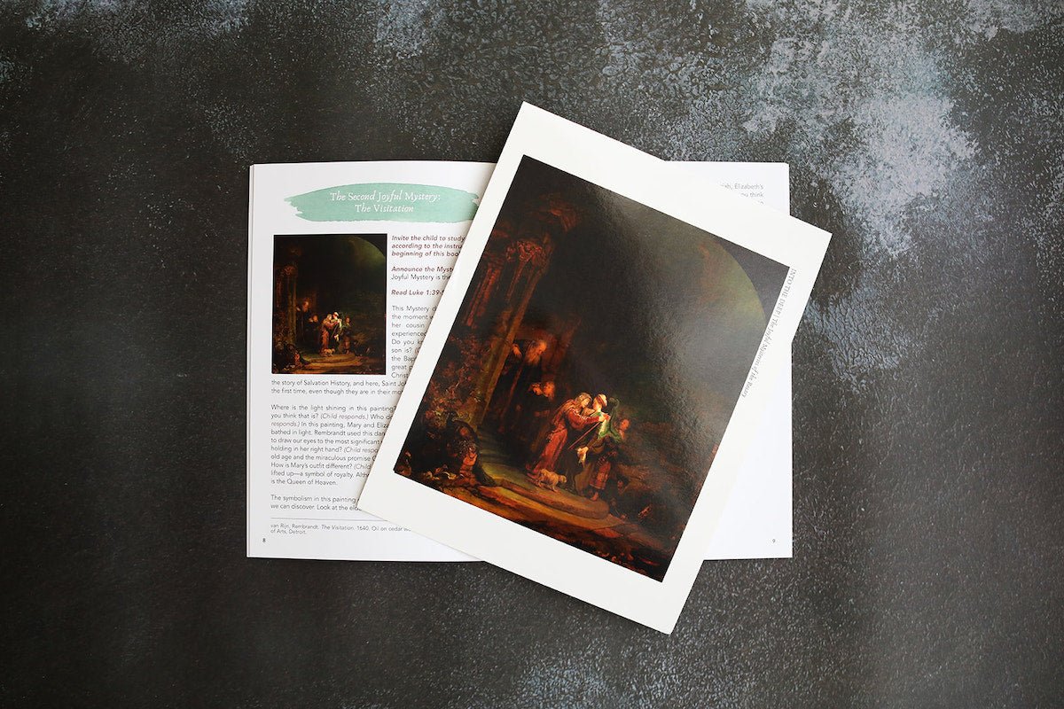 Catechetical Picture Study on the Mysteries of the Rosary | BUNDLE - Into the Deep