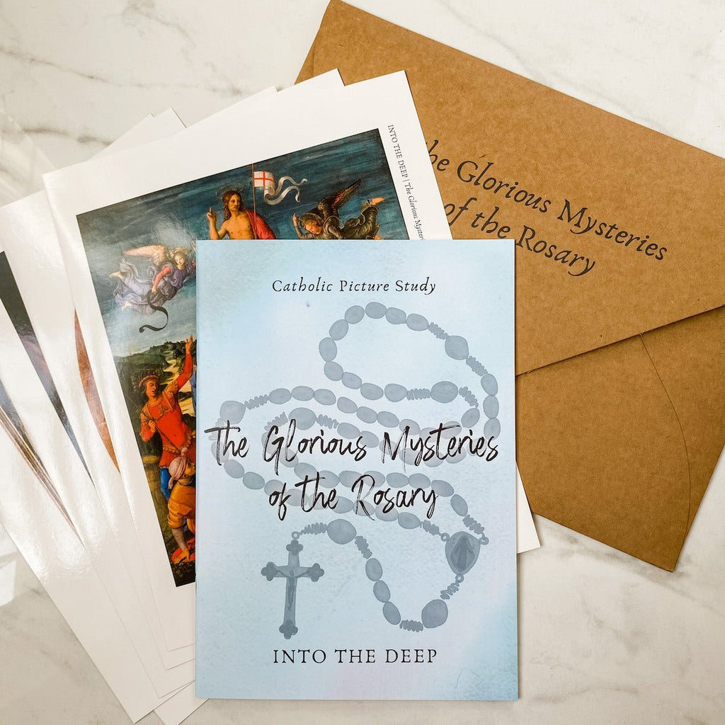 Catechetical Picture Study on the Mysteries of the Rosary | BUNDLE {Digital Download} - Into the Deep