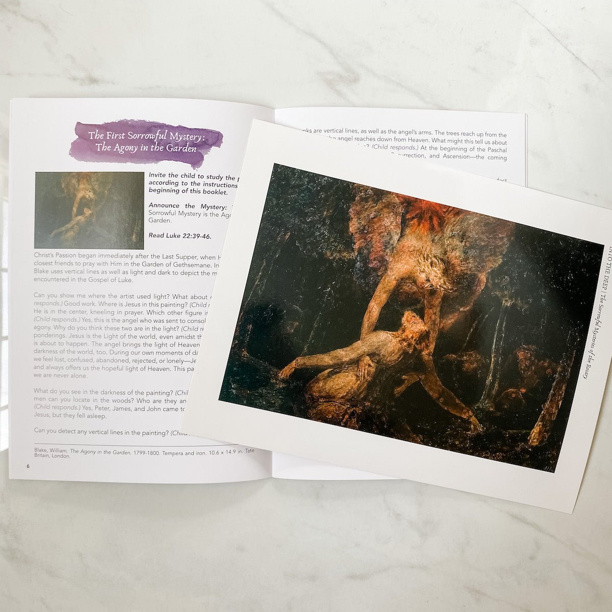 Catechetical Picture Study | The Sorrowful Mysteries of the Rosary - Into the Deep