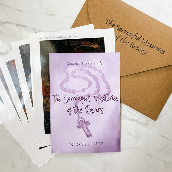 Catechetical Picture Study | The Sorrowful Mysteries of the Rosary DIGITAL DOWNLOAD - Into the Deep