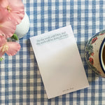 "Do the Work with Him" Sticky Notepad - Into the Deep