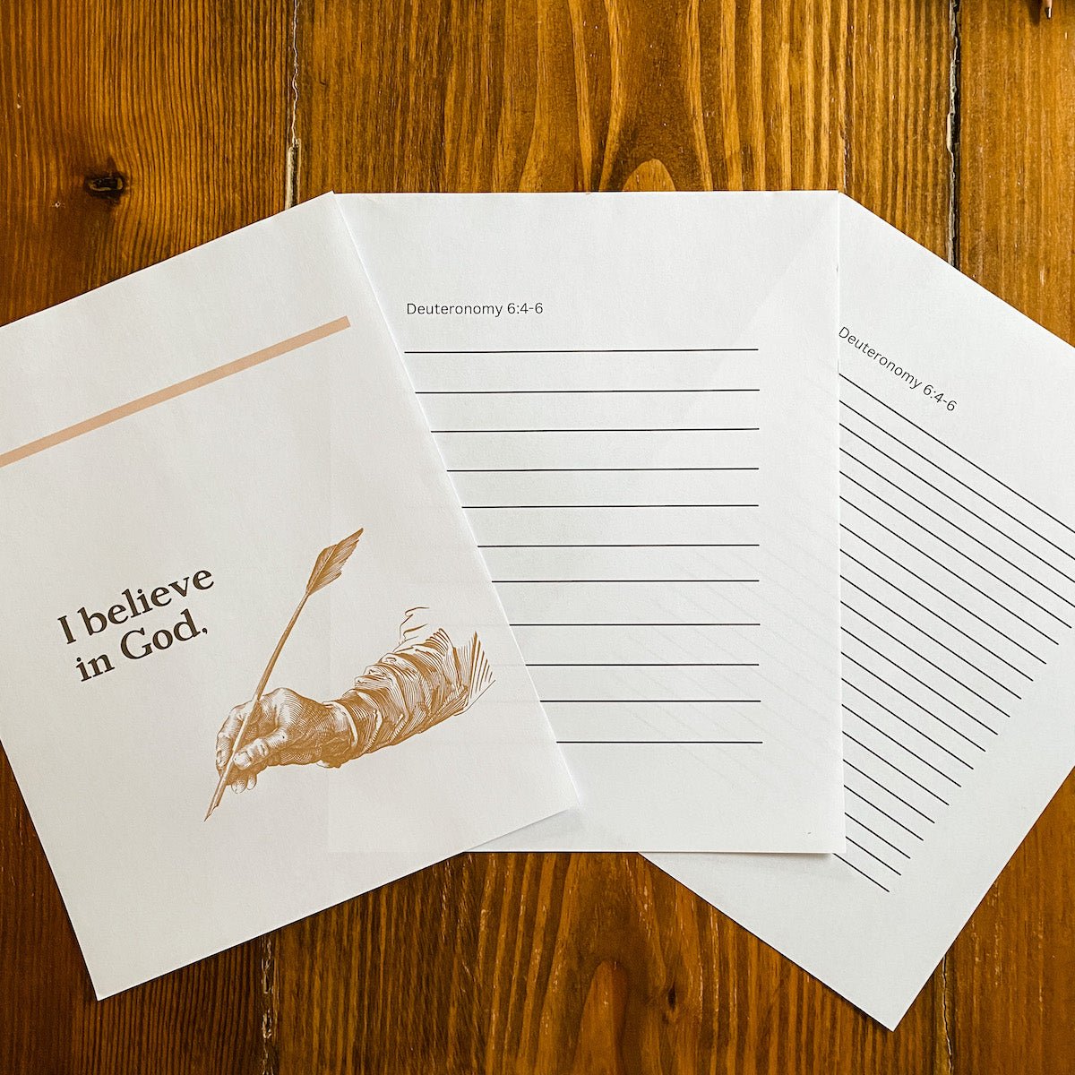 The Apostles' Creed Catholic Copywork | Digital Download - Into the Deep