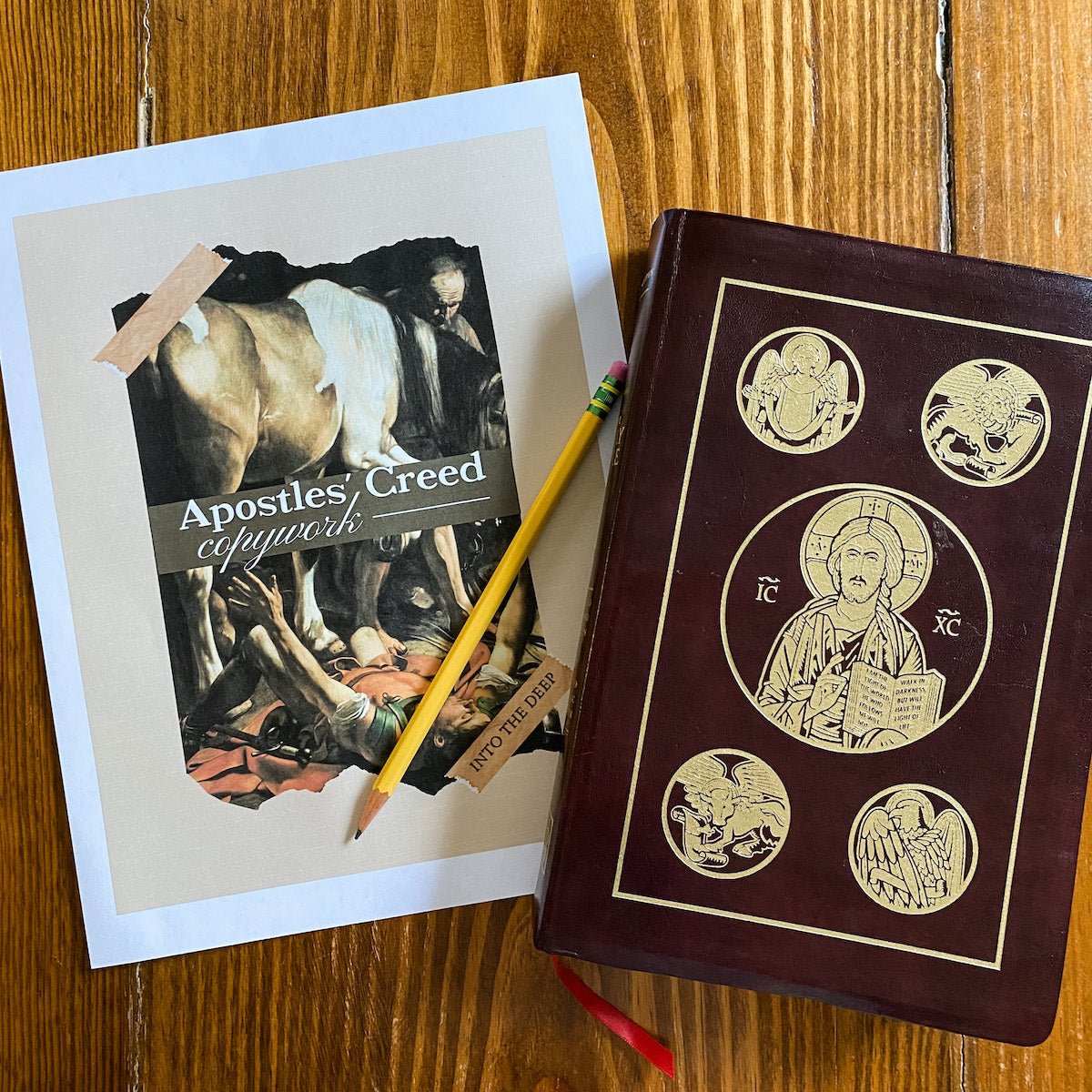 The Apostles' Creed Catholic Copywork | Digital Download - Into the Deep